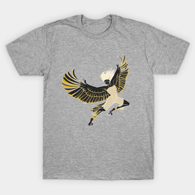 Harpy dancer - Greek mythological hybrid T-Shirt by dcamorlinga